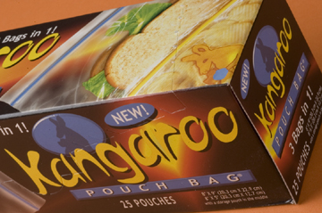 BAGS BOUTIQUE offers the ULTIMATE sandwich bag, the Kangaroo Pouch Bag. You get THREE bags in ONE!